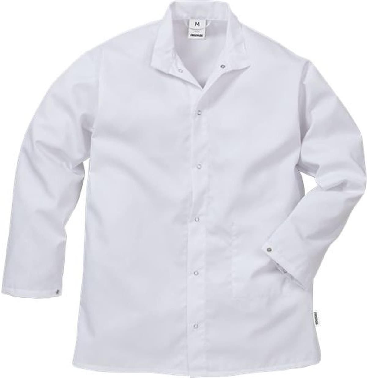 Fristads 113841 Fødevare Kort Kittel 3003 Hvid L