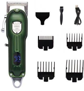 Inspired Finds Professional Dog Hair Clipper All Metal Rechargeable Pet Grooming Trimmer For Dogs & Cats With Low Noise Cutting jm104l