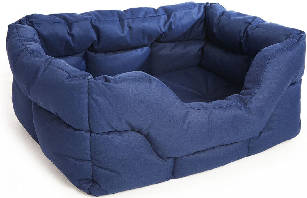 Archie & Oscar Decimus Pet Bed Blue Medium (24 cm H x 57 cm W x 47 cm D)