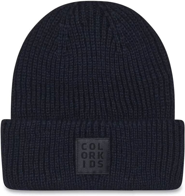 Color Kids - Beanie, 56, Black