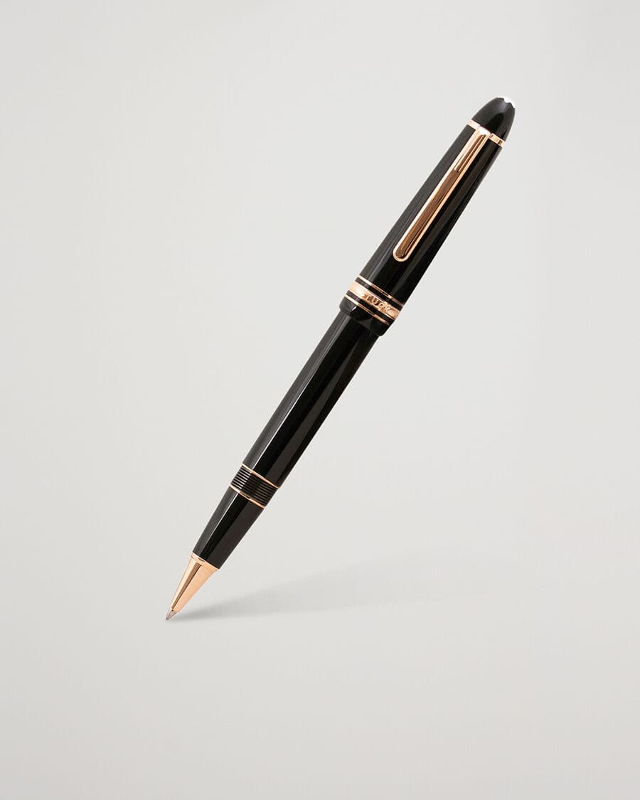 Montblanc 162 Meisterstück Rollerball LeGrand Pen Black/Red Gold men One size Sort