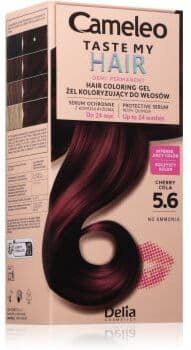 Delia Cosmetics Cameleo Taste My Hair coloração demi permanente para o cabelo tom 5.6 Cherry Cola 1 un.. Cameleo Taste My Hair
