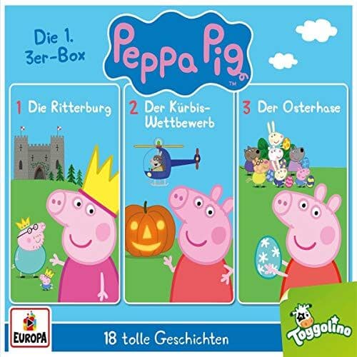 Peppa Pig Hörspiele - 01/3er Box (Folgen 1,2,3) - Preis vom 27.09.2026 03:53:48 h