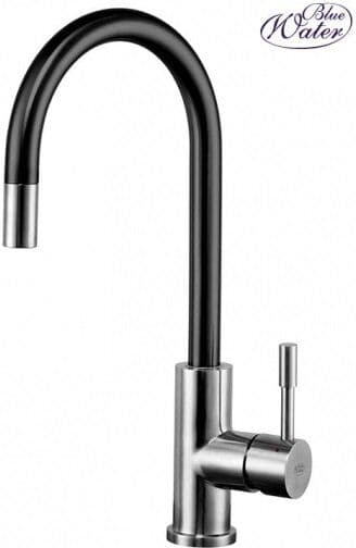 Blue Water Lima bateria kuchenna z wyciąganą wylewką czarny mat 5901730613193