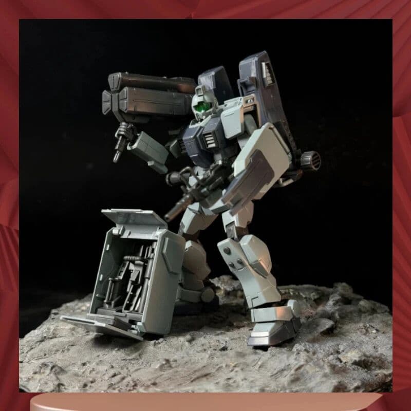Bandai In Stock Kk Model Hg 1/144 Slave Wraith Rx-79【G】Sw Toys Backpack With Parachute Assembly Model Kit Action Figure Robot Gifts