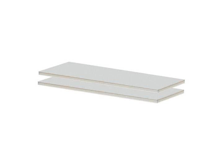 Tablettes supplémentaires pour rayonnage de bureau Polyvalent - Largeur 120 cm - lot de 2