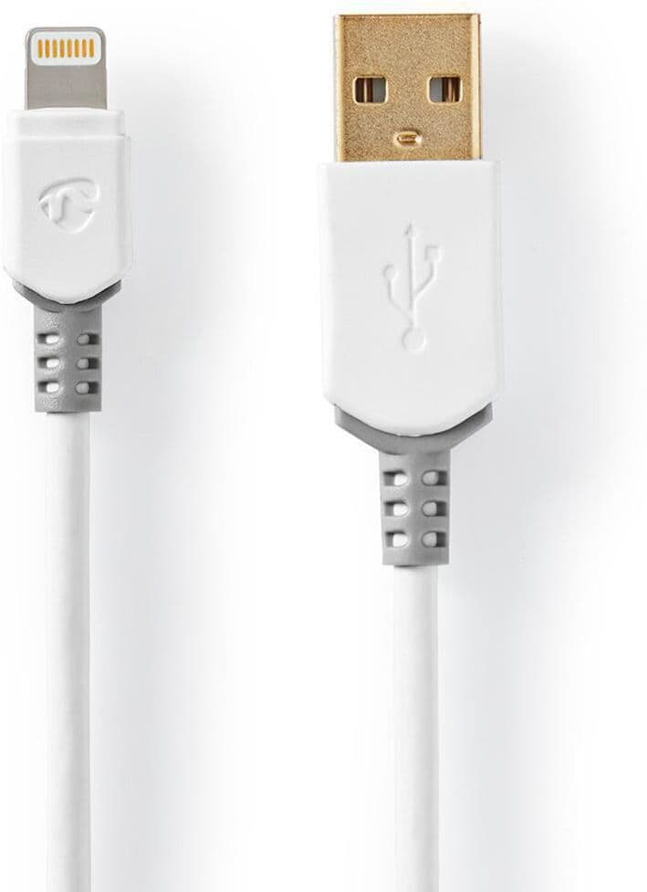 Apple Synkroniserings- Og Ladekabel - 8 Pins Usb Han - 2m