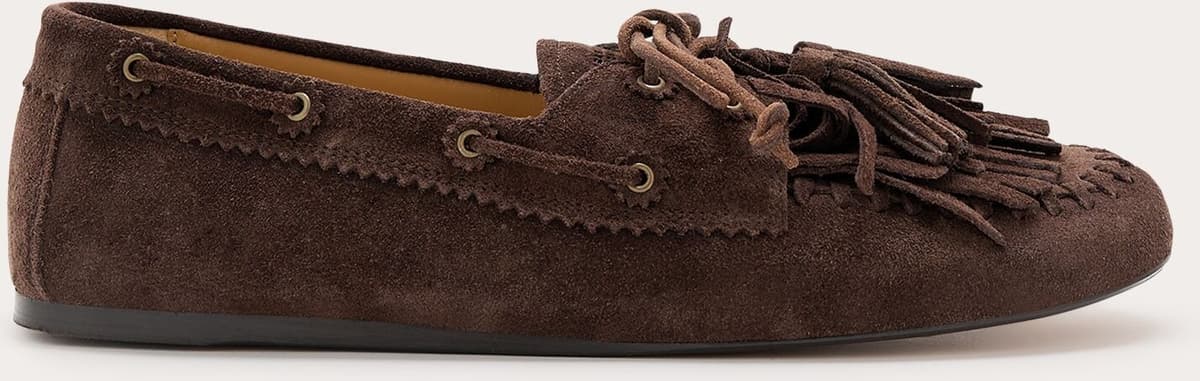 Isabel marant Mocasines Fersi de ante.  (39) Marrón