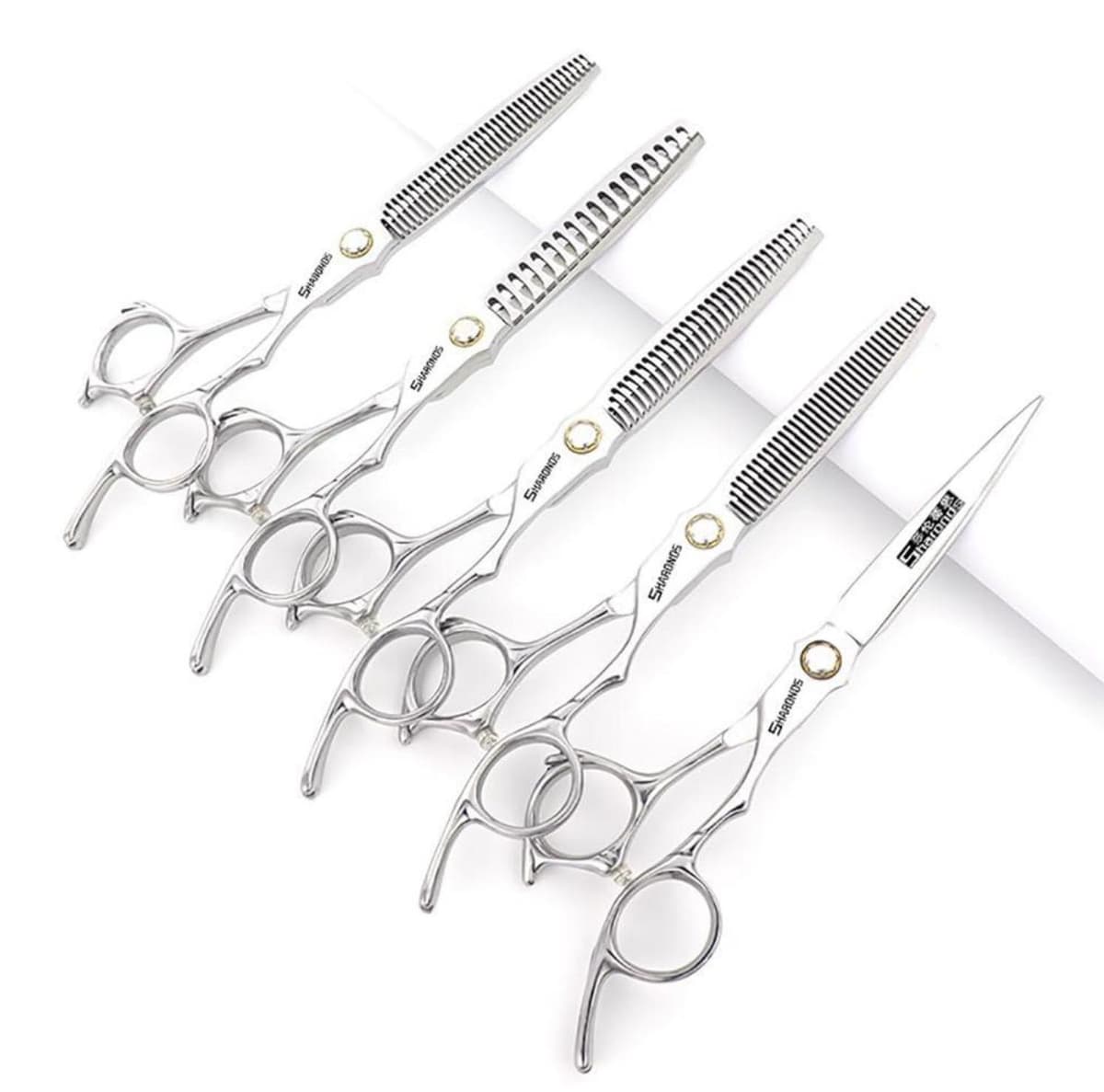 Haarschneider-Set 6,5 Zoll 5 Stück Japanischer 440C Stahl Ergonomisch