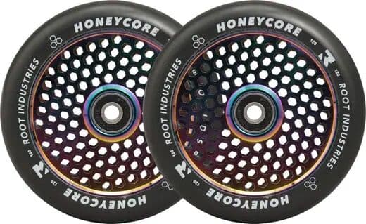 Root Industries Root Honeycore Schwarz 120mm Stunt Scooter Rollen 2 Stk. (120mm - Neochrome)