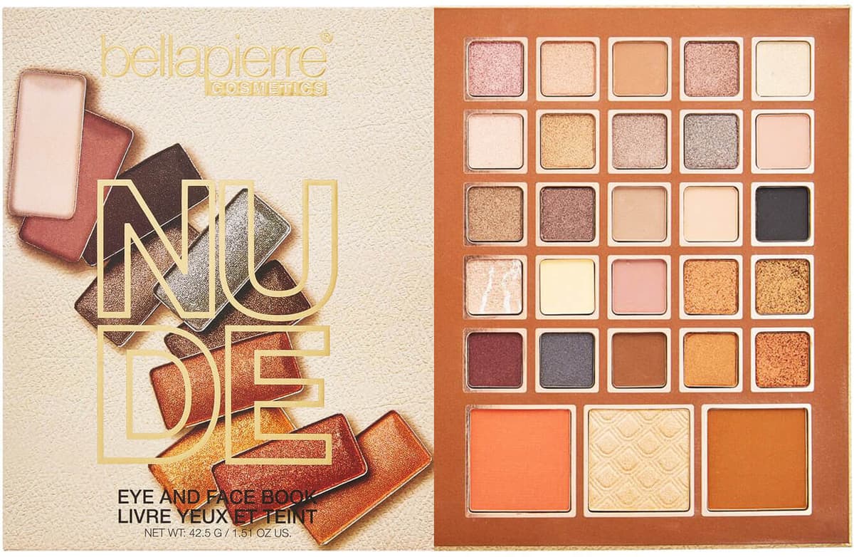 BELLAPIERRE Nude Eye & Face Book Palette 42.5g
