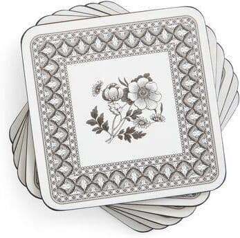 Pimpernel Set of 6 Heritage Coasters - 4 x 4 in