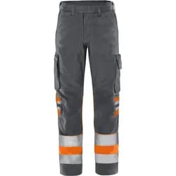 Warnschutz Servicehose Kl. 1 "2668 GPLU" Green Trofta - C156 - orange/grau