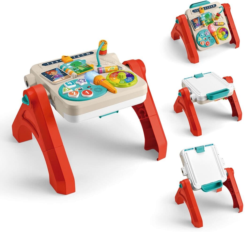 Fisher-Price Mesa y caballete 4 en 1 Ríe y aprende .