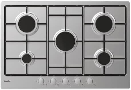 Candy Idea CHW7X Acciaio inox Da incasso Gas 5 Fornello(i)