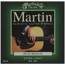 Martin Guitars M-170 Western Guitar Bronze 12 Sätze