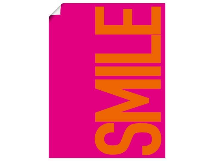 Artland Smile Sprüche & Texte 1 Stk. tlg. als Alubild, Leinwandbild, Poster, Wandaufkleber in verschied. Grössen