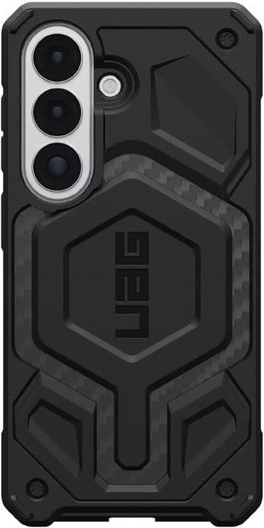 Samsung Galaxy S26 UAG Monarch Pro Carbon Hybrid Deksel – MagSafe Kompatibel – Svart