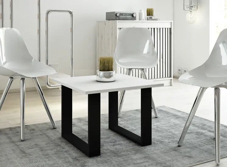 Edinos Minimalistyczny stolik kawowy biały N7-B60
