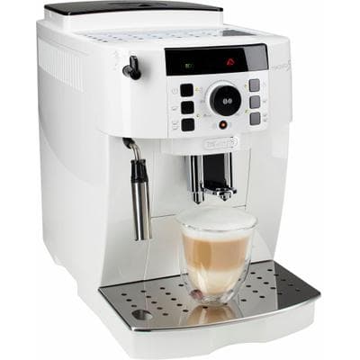 DE'LONGHI Kaffeevollautomat "Magnifica S ECAM21.118.W - Milchaufschäumdüse für Cappuccino, Weiß", weiß, B:23,8cm H:35,1cm T:43cm, Kaffeevollautomaten, Einfache Bedienung, automatische Reinigung, Kegelmahlwerk (13-stufig), Kaffeevollautomat, Topseller