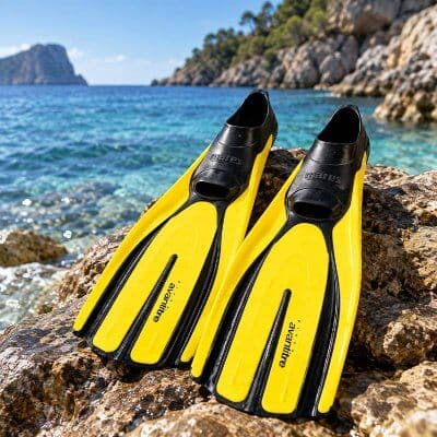 Snorkelfena Avanti Tre yellow från Mares (Storlek: 44/45)