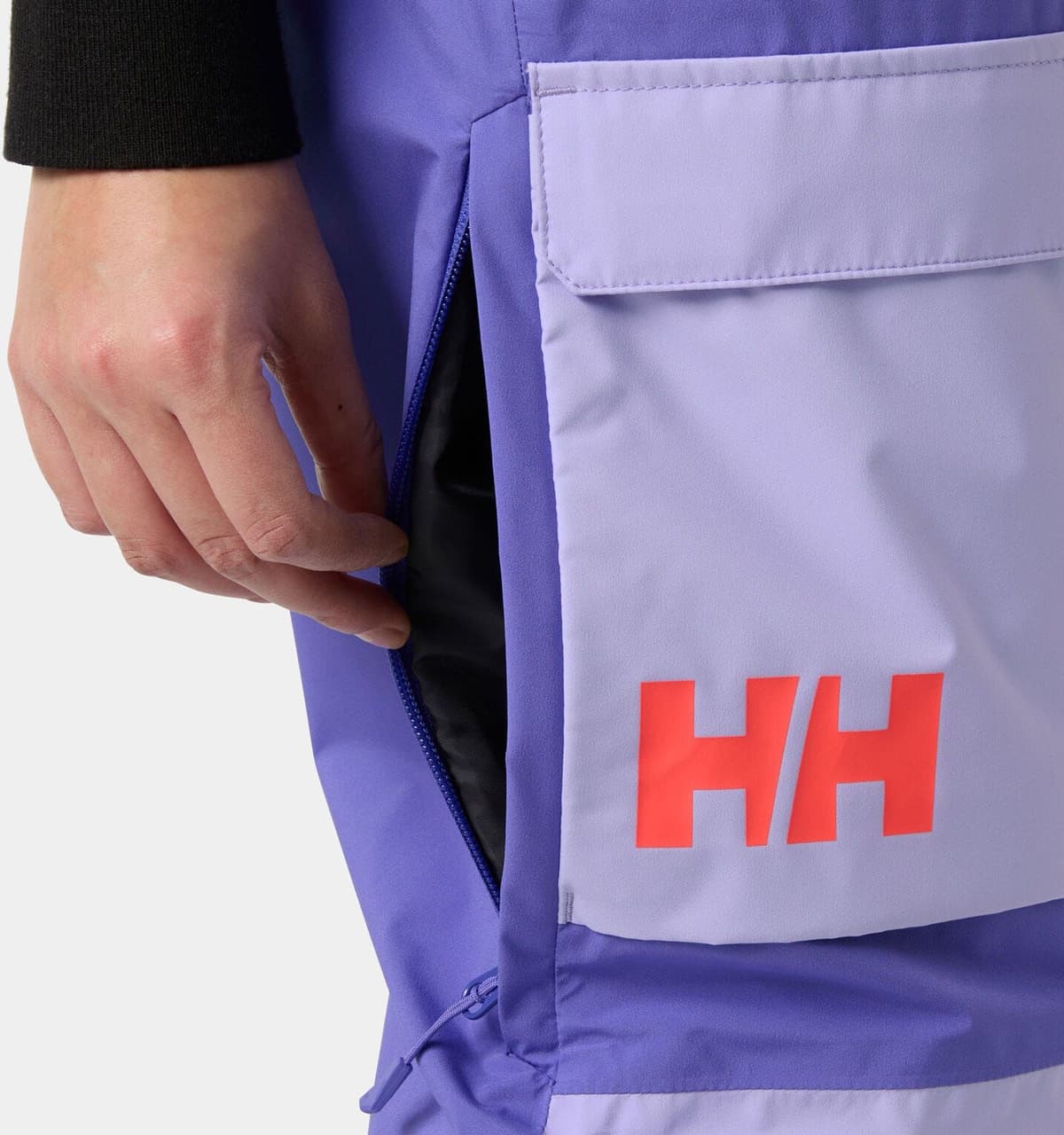 Helly Hansen Women's Switch Cargo Bib Pants - Blue/Purple - XL