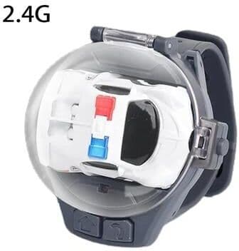 Discount Dollar Deals Children RC Car Mini Watch Toys With LED Lights, RC Car Toy, Watch Rabbit Crab Racing Toys For Girls Boys, Birthday white