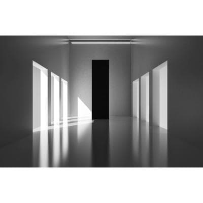 Fototapete PAPERMOON "Photo-Art ANTONYUS BUNJAMIN (ABE), LICHT UND DIMENSION", bunt, B:3,5m L:2,6m, Vlies, Tapeten