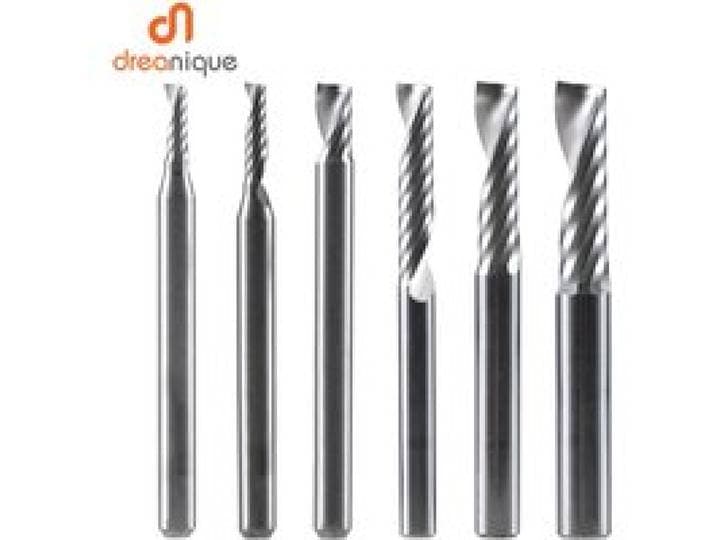 1 st AAAAA CNC Acryl Hout Aluminium Frees 1-12mm 3D Graveren Enkele Fluit Frees Spiraal frees Houtbewerking
