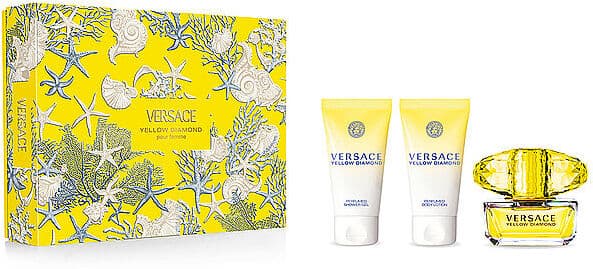 VERSACE Geschenkset - Yellow Diamond Eau de Toilette Set 3x50ml EG