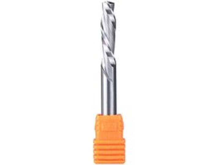 Dreanique 1 st Down Cut 2 Fluit Spiraal Carbide Frees 3.175 4 6 8mm Router Bit End Mill Hout MDF Downcut