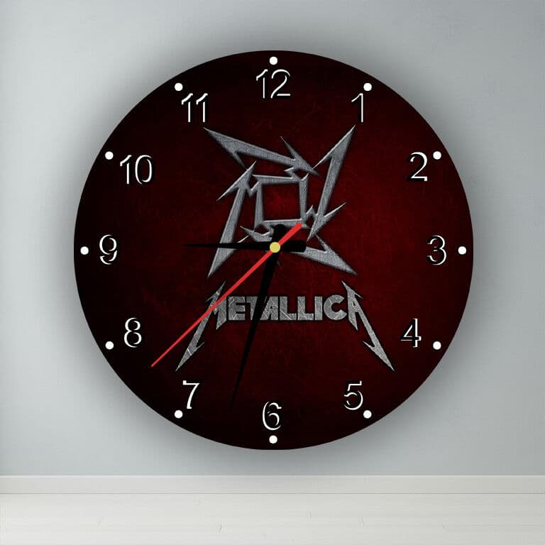 Metallica Logo - kör alakú falióra