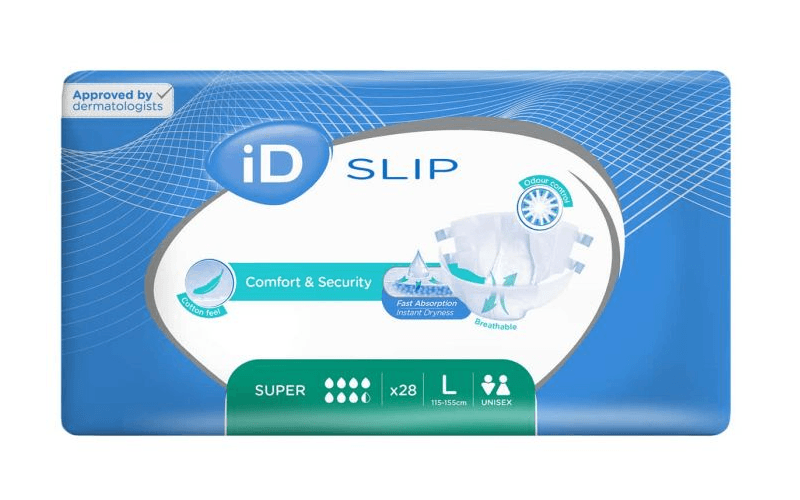 Ontex iD ID Expert Slip Super Large - 6 paquets de 28 protections