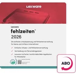 Lexware Fehlzeiten 2026 ABO