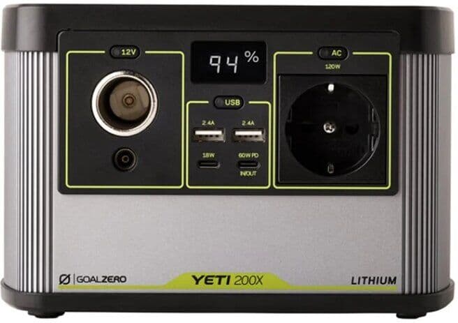 ESTAÇÃO DE ENERGIA PORTÁTIL GOALZERO YETI 200X