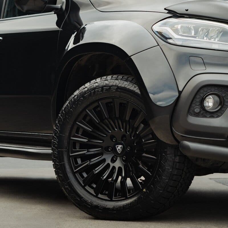 Extensii Aripi, Predator Monster in Kabara, Culoare Negru, Mercedes-Benz X-Class Cabină Dublă 2017 - 2020