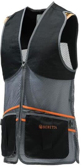 Beretta Full Mesh Vest, Black / Grey