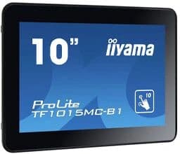 Kunddisplay med touch, 10-tum, HDMI, VGA, Display Port, USB, iiyama ProLite TF1015MC-B3