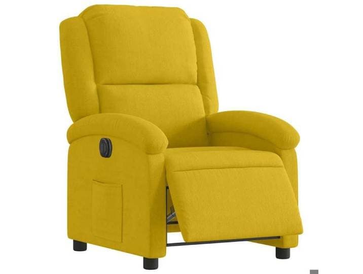 Bestseller Siège inclinable (1 PLACE) - charge maximale : 110 kg - Fauteuil électrique jaune velours - Taille:71x86 5x99 5cm C901395