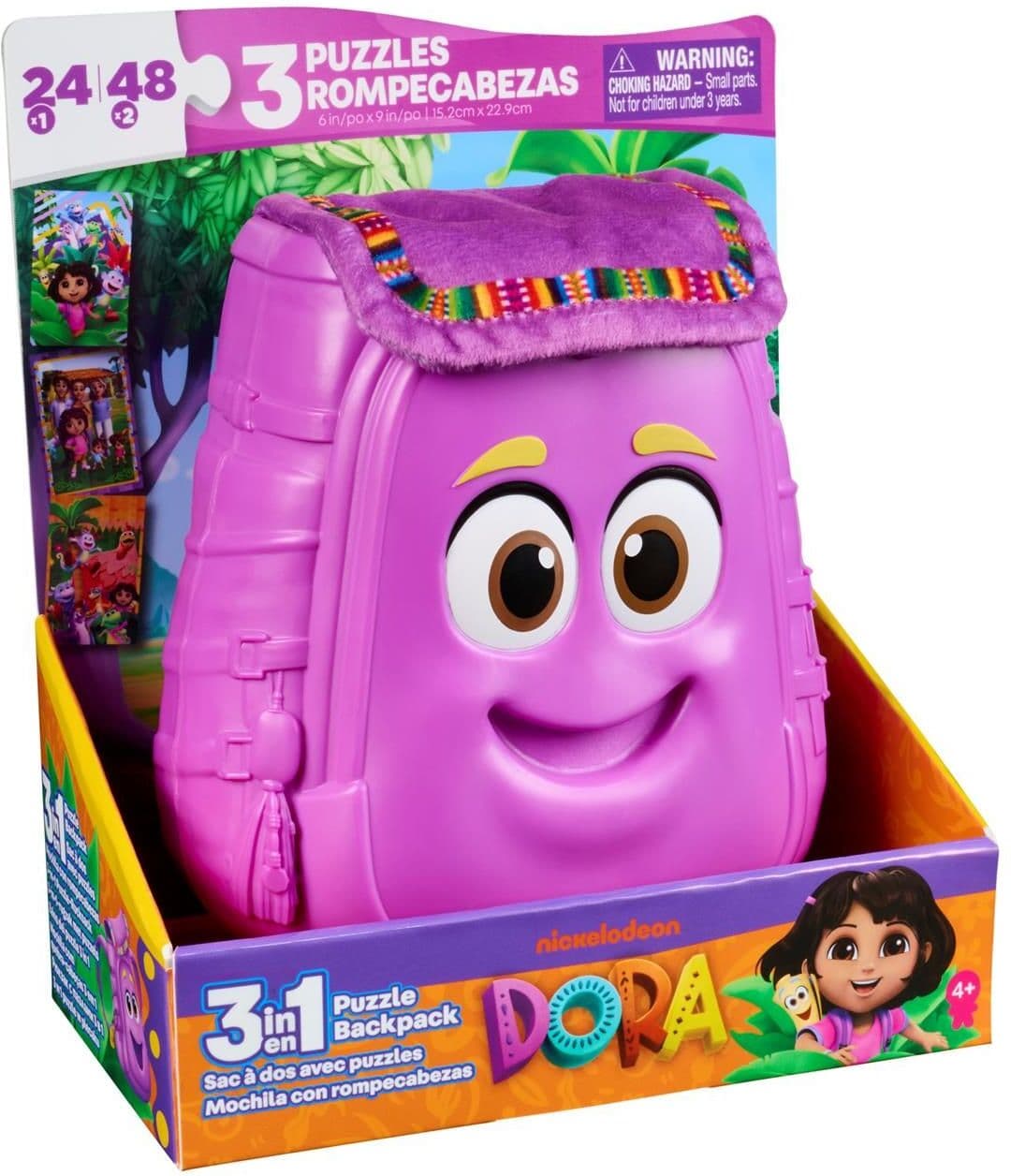 Spin Master Board Games: Dora - 3in1 Puzzle Backpack (6073966)