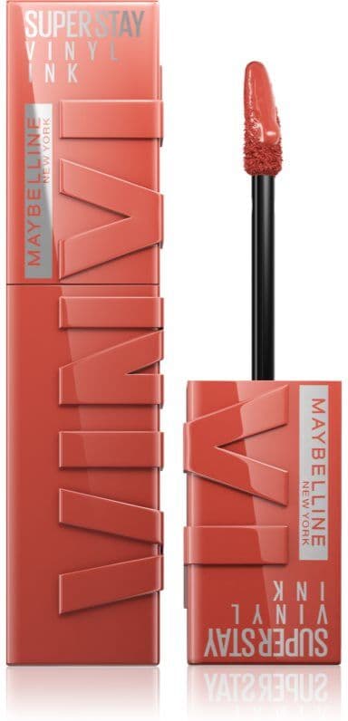 MAYBELLINE NEW YORK SuperStay Vinyl Ink pitkäkestoinen nestemäinen huulipuna 125 KEEN 4.2 ml