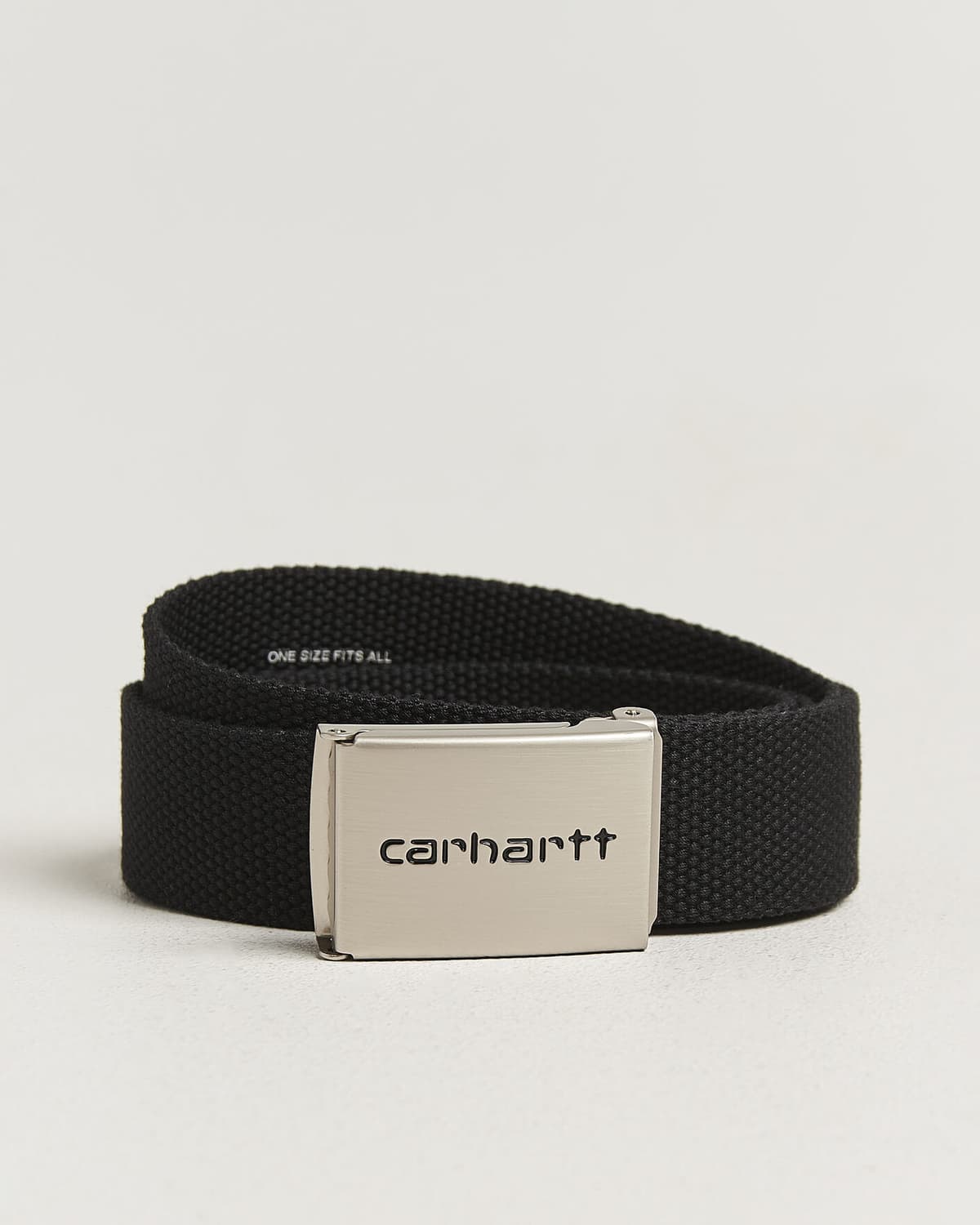 Carhartt WIP Clip Belt Chrome Black