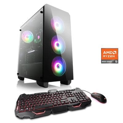CSL Gaming-PC "Theseus V24611", schwarz, Microsoft Windows 11 Home (64 Bit), GeForce RTX 5060, 64 GB RAM 2.000 GB SSD, Desktop-PCs
