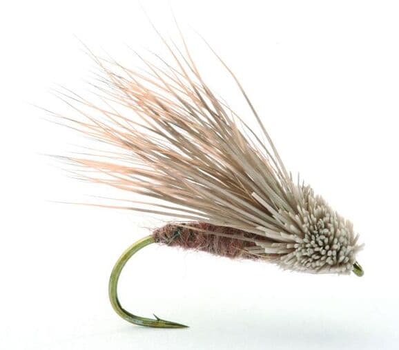 Umpqua Flies Streaking Caddis White/sand Golden Brown #10