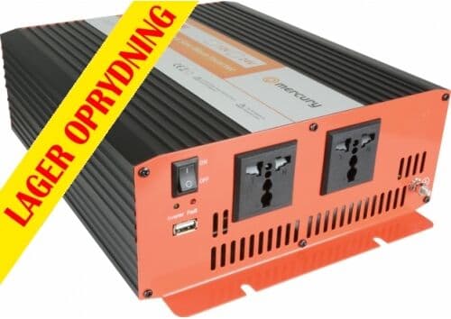 Inverter "soft start" fra 12V til 230V / 1500W, modificeret modifisert softstart