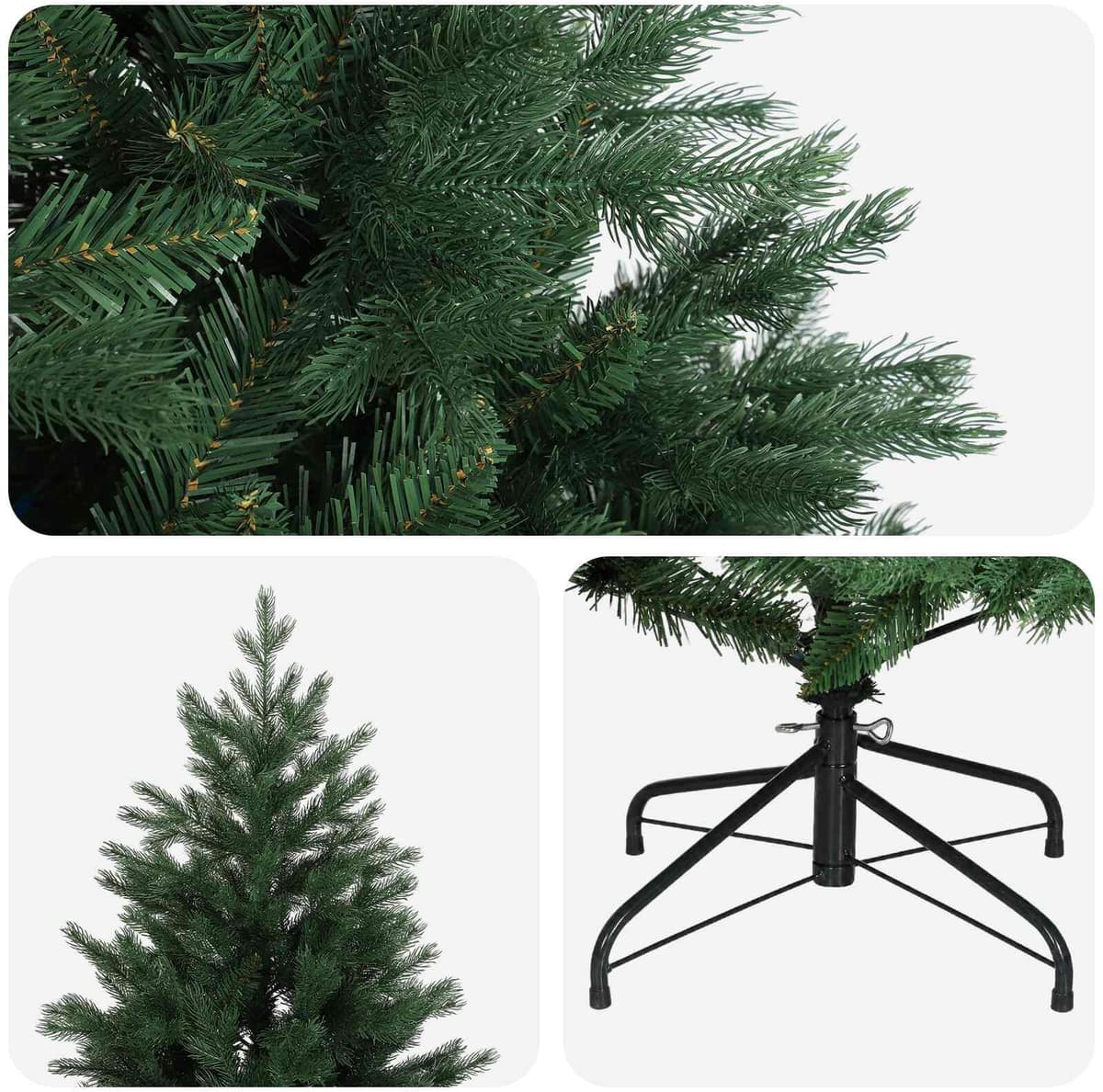 vidaXL Sapin de Noël Artificiel à Branches Articulées 210 cm