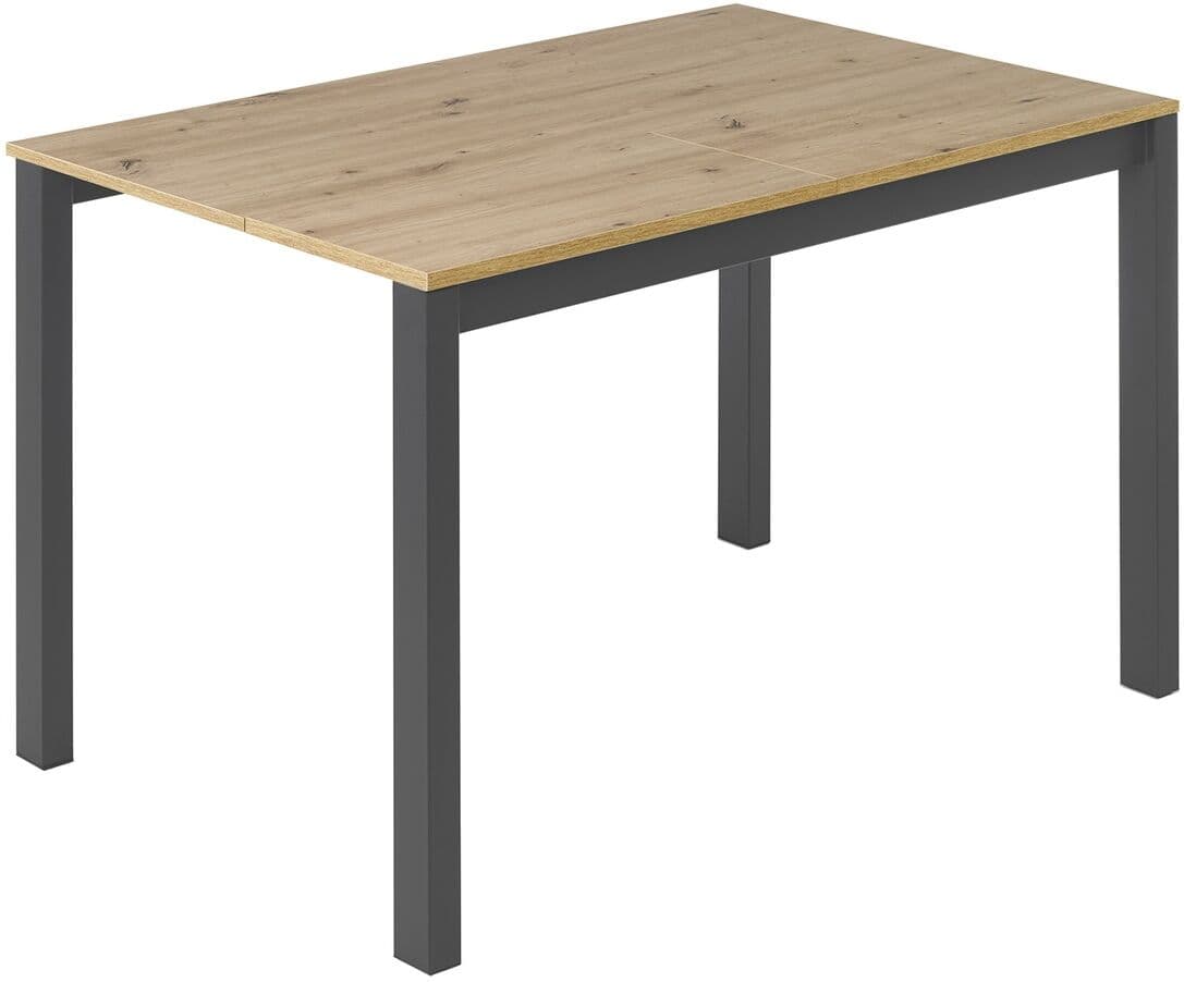 El Corte Inglés Mesa extensible con superficie laminada Ginger.  (100 cm) Roble / Antracita