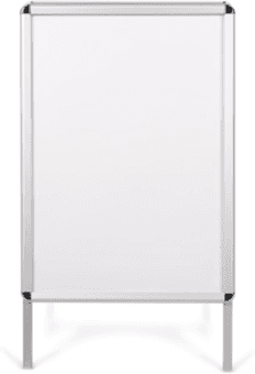 BIOFFICE Cavalete Whiteboard em alumínio para Poster ((BRD.700X1000mm) 740X1240MM)