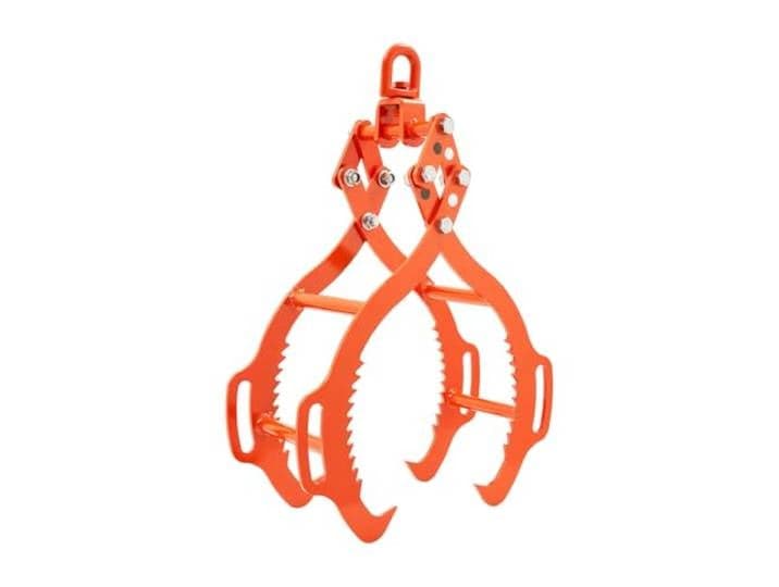 VEVOR Pince Forestière pour Troncs 710 mm\, Pince de Levage pour Bois Bûches Grumes Pivotante 4 Griffes Capacité de Levage 453 kg Pinces en Acier Robuste\, pour Camions\, Tracteurs\, Chariots Élévateurs