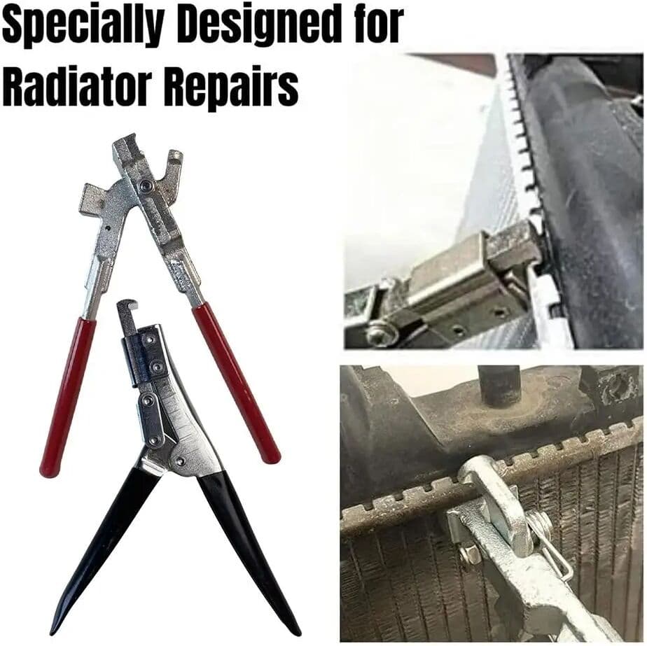 NONE Automotive Radiator Pliers, Repair Pliers, for Opening and Closing Chambers, Automotive Radiator, Radiator Repair Pliers